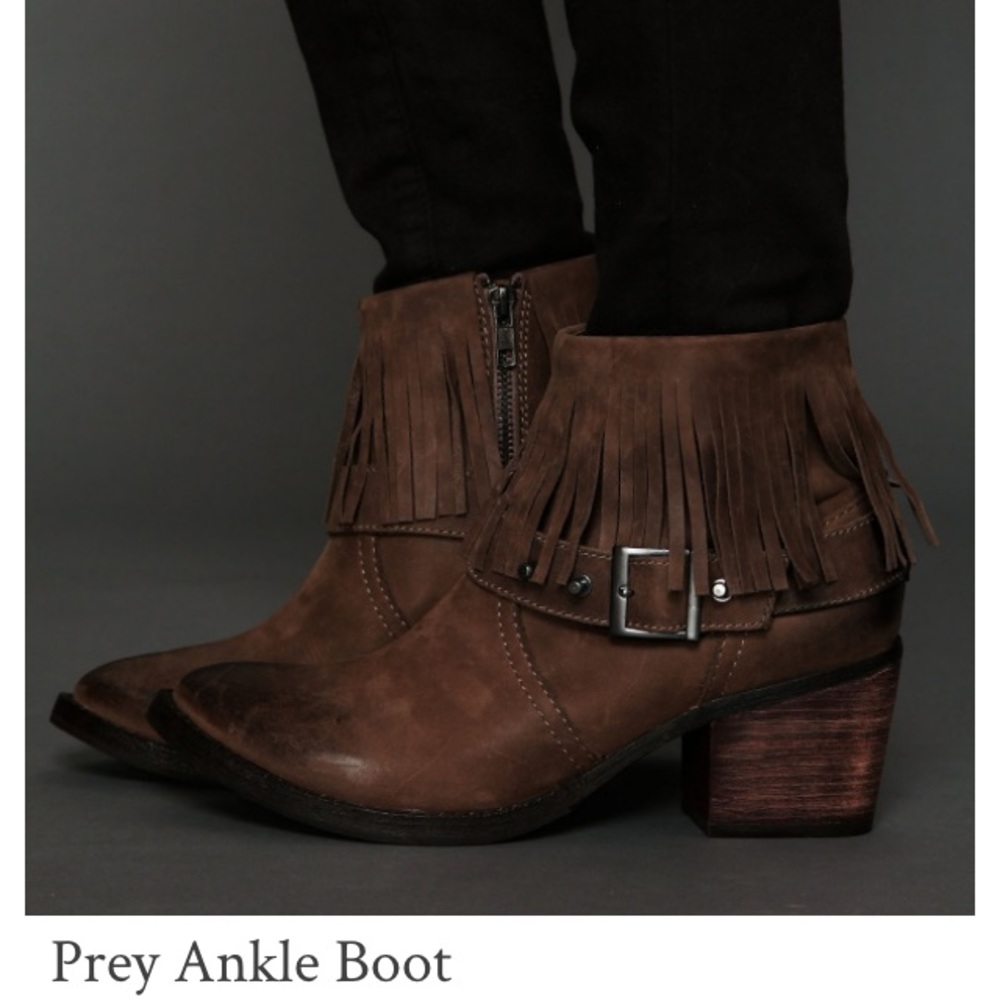 Free People x Faryl Robin Fringe Ankle Boots