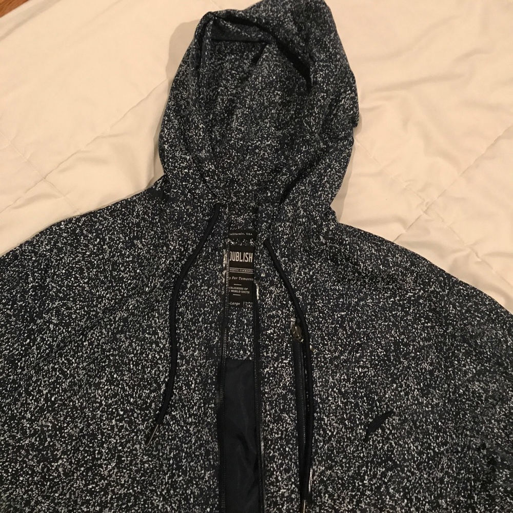 Publish "Neptune" Navy/White Windbreaker 3M - Picture 2 of 3