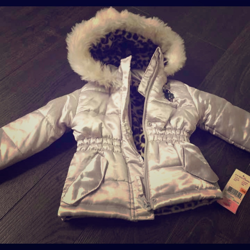 US Polo Assn. Baby Girl's Puffer Jacket