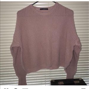 Brandy melville Bronx blush knit sweater