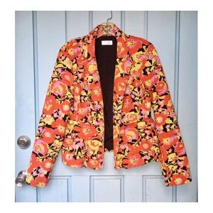 Flowered Blazer