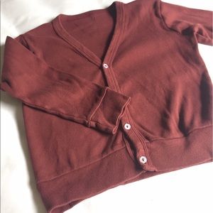 Boys cardigan by American Apparel, size 6