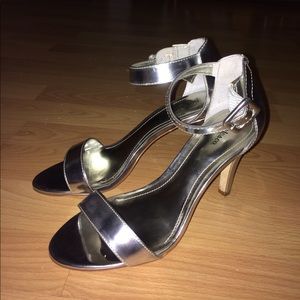 Silver heels