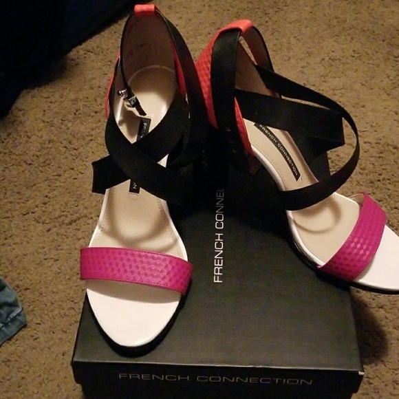French Connection Shoes - NWT French Connection Multi Color Sandala