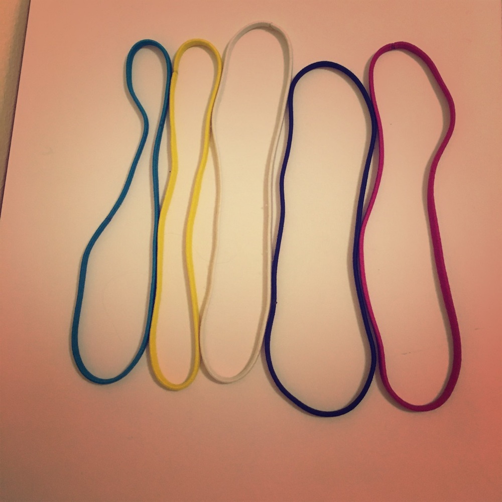 NWOT Pack of 5 Work out head bands