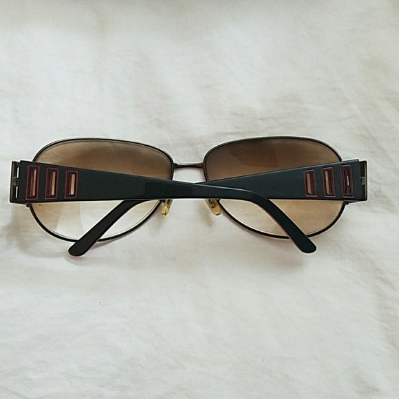 STORM Aviator Sunglasses, black & red frame - Picture 4 of 7