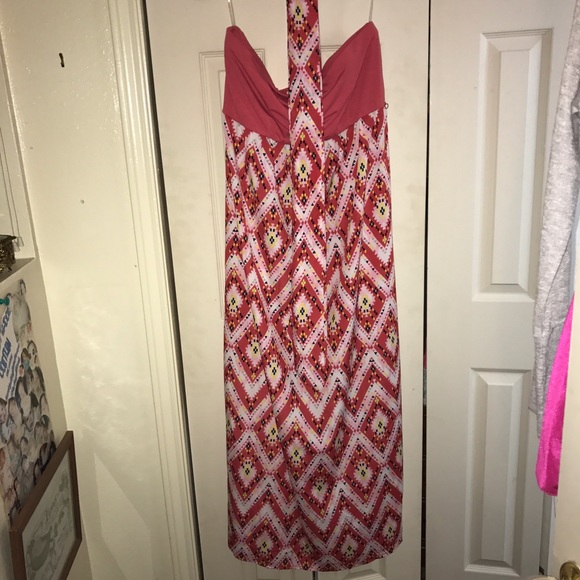Brand New! Colorful Strapless Printed Maxi dress - Picture 1 of 8