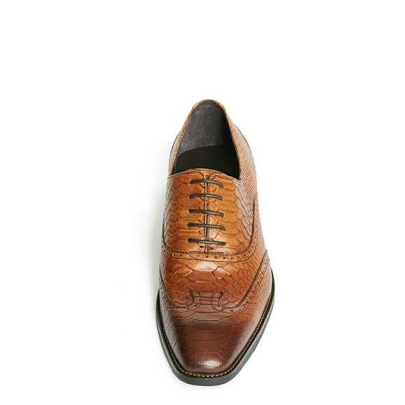 JUMP NEWYORK Dragon Tan Wingtip Oxfords - Picture 7 of 7