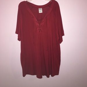 Victoria's Secret PINK Lace Up Top