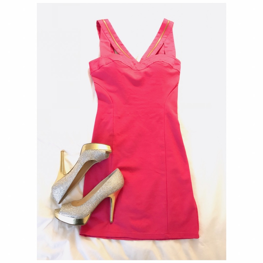 Ted Baker Pink Bodycon Dress- Size 1