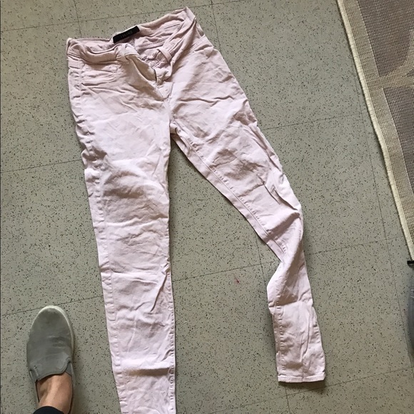 J Brand Light Pink Cotton Pants - Picture 1 of 3
