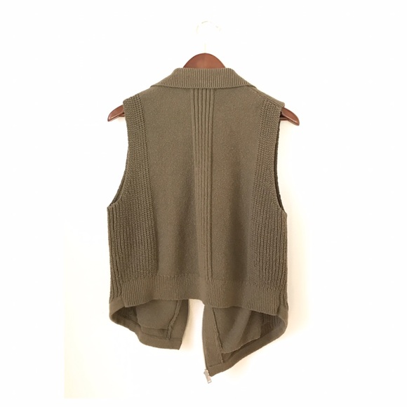⚡️SOLD⚡️ Banana Republic Zip Sweater Vest - Size S - Picture 4 of 5