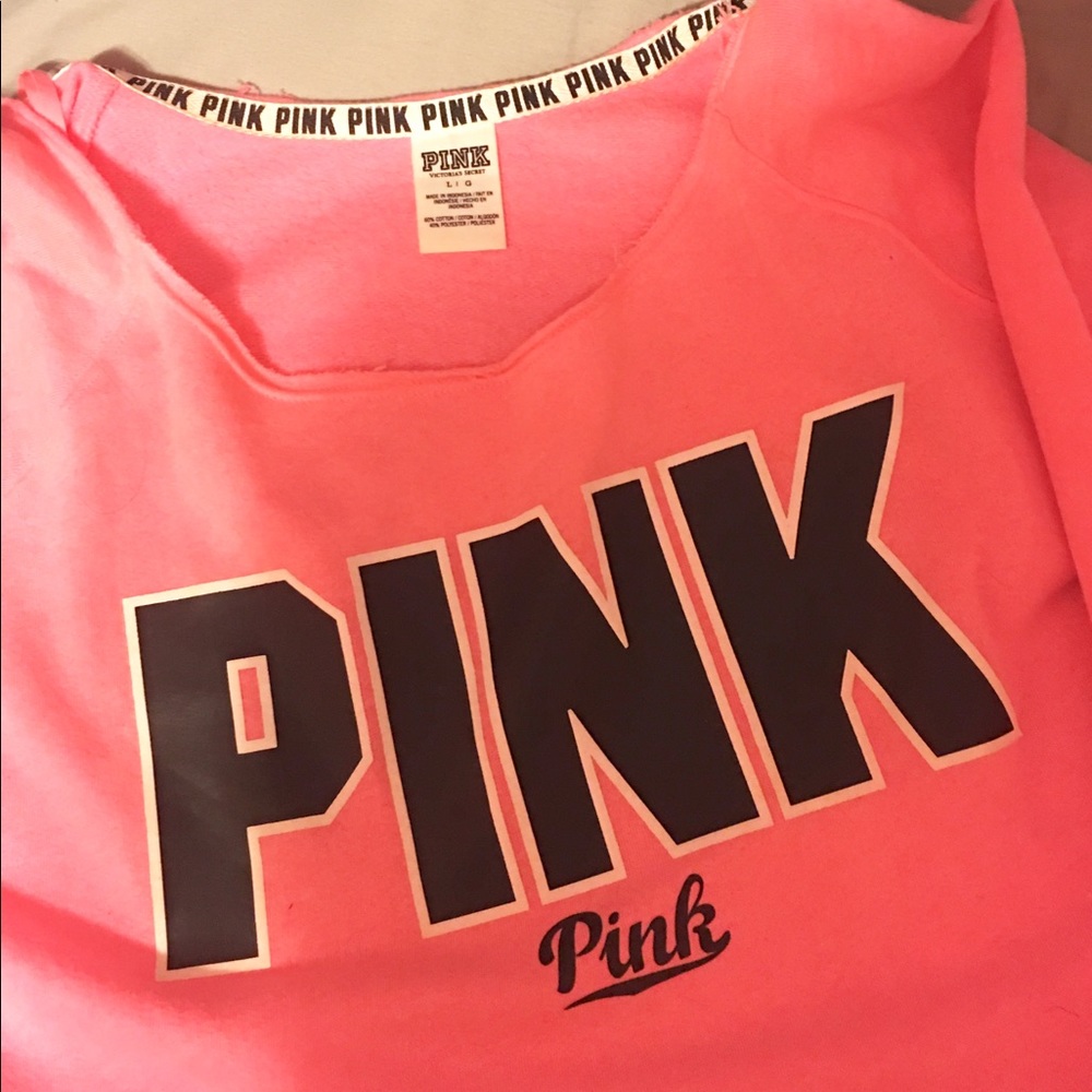 Bright Hot Pink VS Pink Pullover