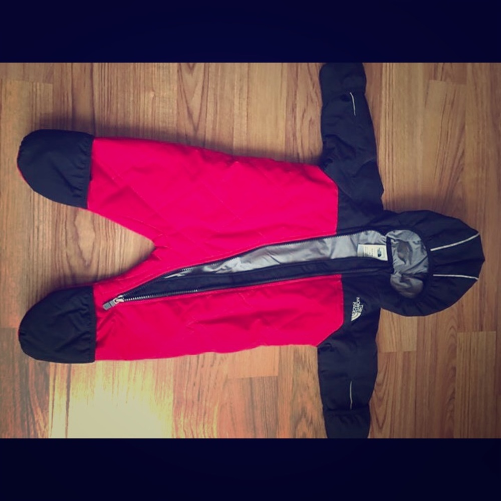 North face infant snow suit