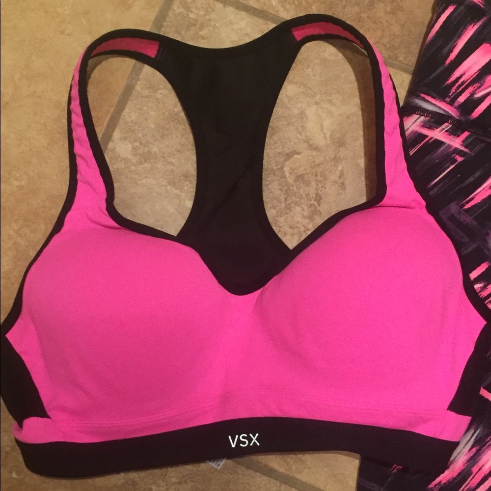 Victoria's Secret VSX pink sports bra 36B