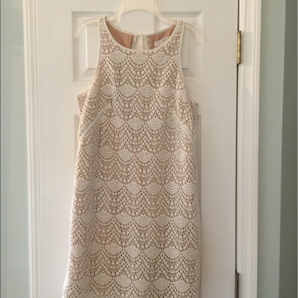 Lace mini dress