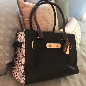Coach Swagger Carryall in Color Block Exotic