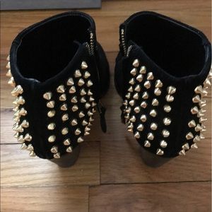Zara studded black booties