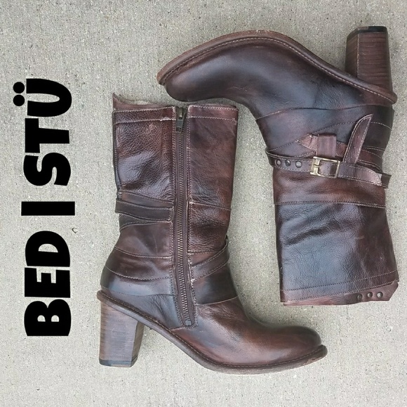 Bed Stu | Shoes | Sold Bedstu Cobbler Maya Brown Distressed Boots ...