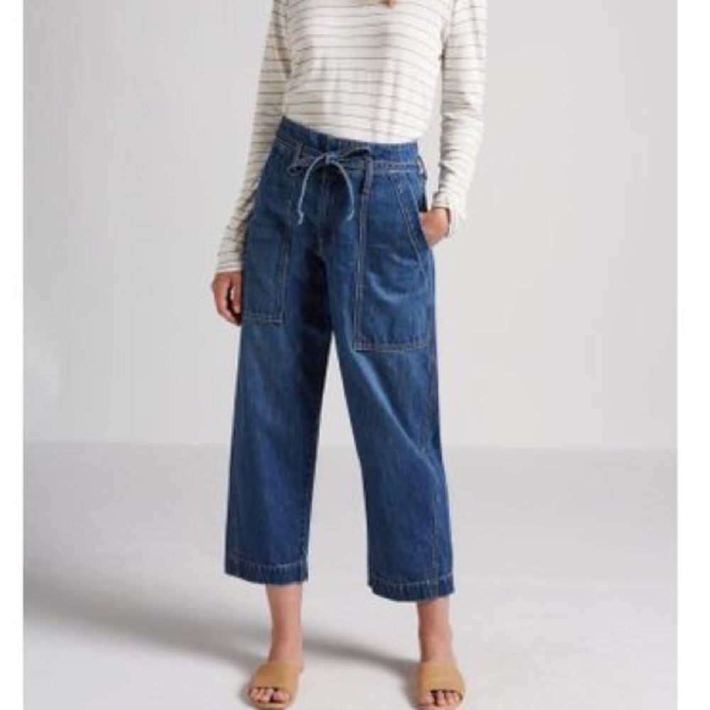 Current/Elliott The Chore drawstring crop  trouser