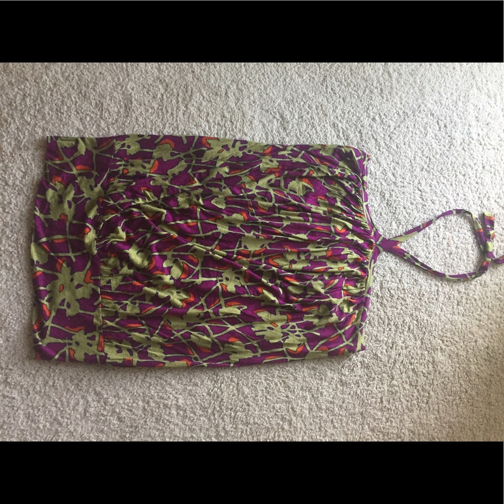 T-bags halter mini dress