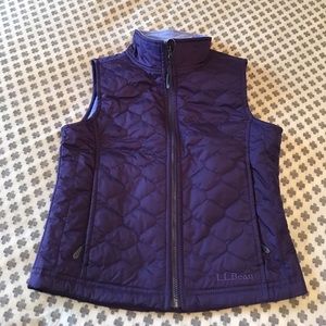 Girls LL Bean quilted vest