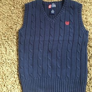 Boys Chaps Cable Knit Vest