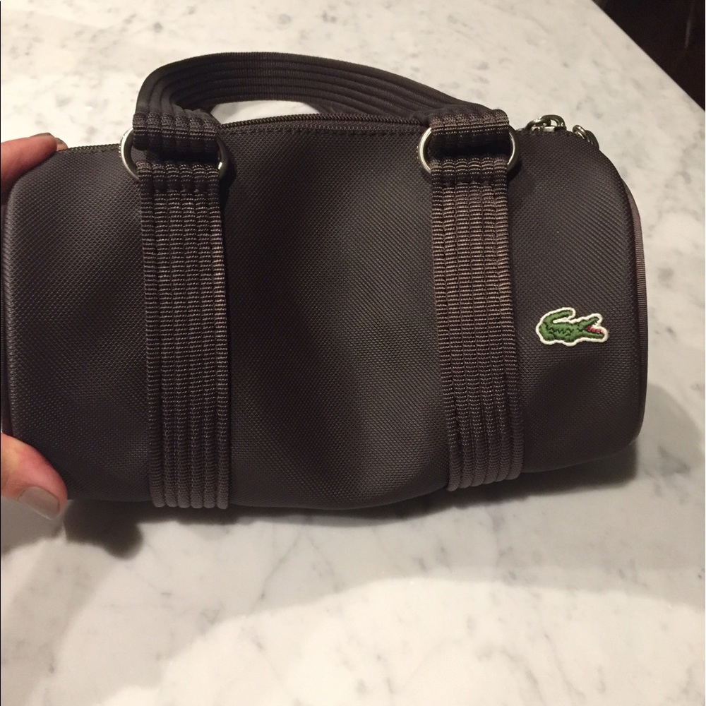 Lacoste Top Handle Leather Bag