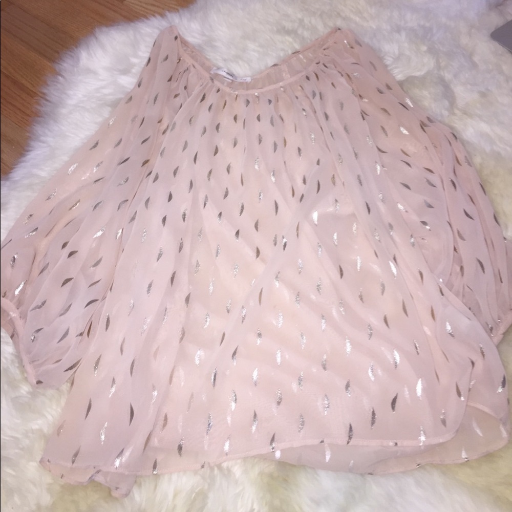 Chandi and Lia metallic blouse