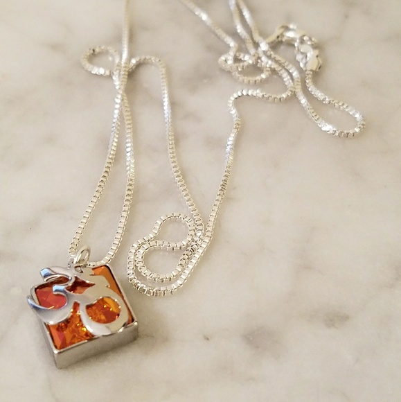Magen's Fairytale Creations Jewelry - Swavorski Crystal Om charm