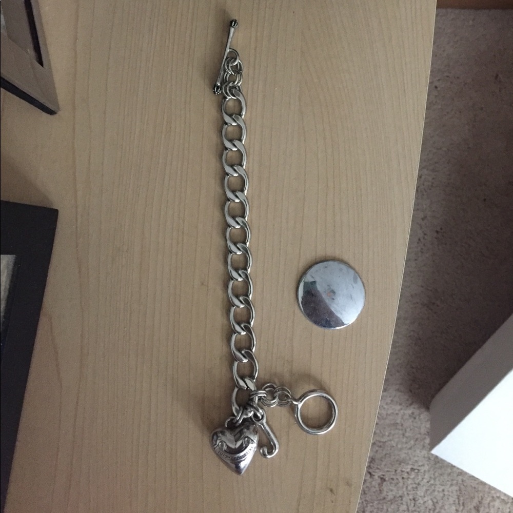 Silver Juicy Couture Charm Bracelet