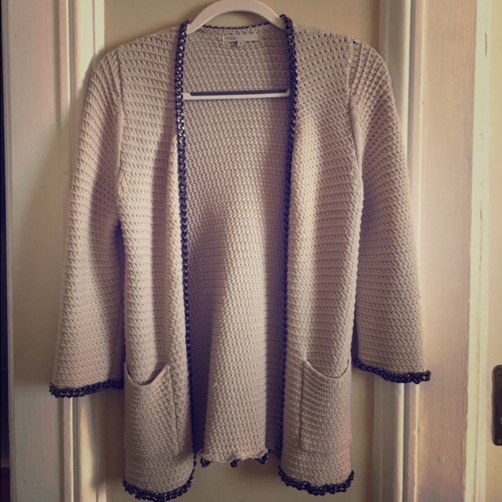 Parisian knit sweater by Maje