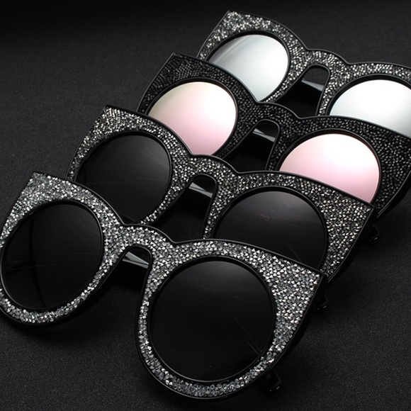 Five Styles - Stone Encrusted Cat Eye Sunnies - Picture 4 of 8