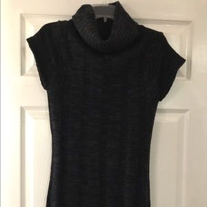 Black knit tunic