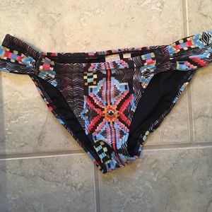 L*space multicolored bikini bottoms, full coverage