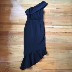 Asos petite peplum mini dress