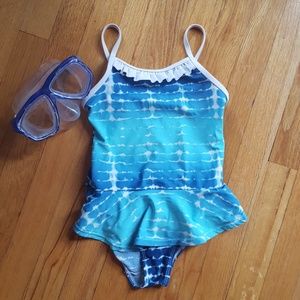 💕3/15💕 Girls Skirted One Piece Bathing Suit