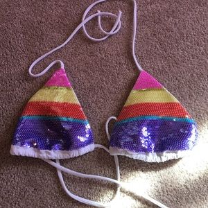 Victoria's secret sequin bathing suit top👙👙