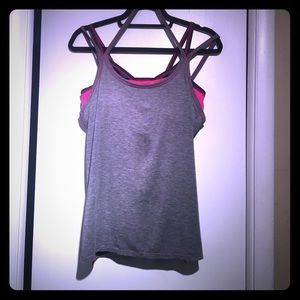 Athleta tank top with bra (all in one)