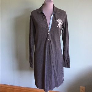 Canterbury of NZ rugby dress preppy polo large