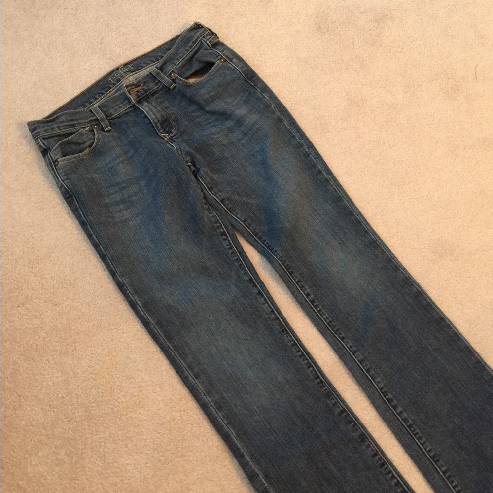 Straight leg jeans