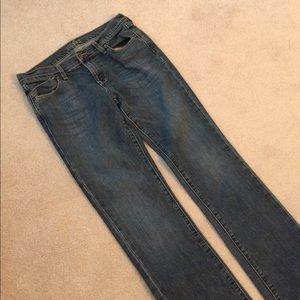 Straight leg jeans