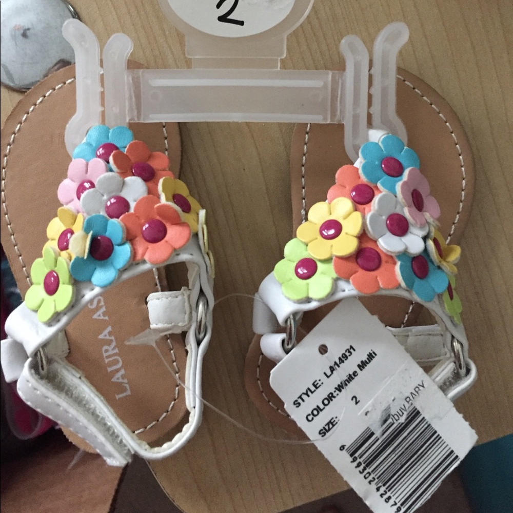 Laura Ashely baby sandals