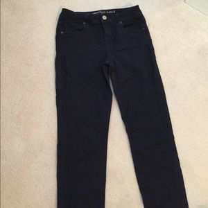 Super skinny dark wash stretch jeans