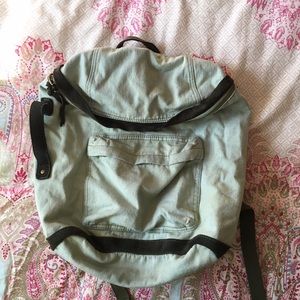 Free people denim backpack