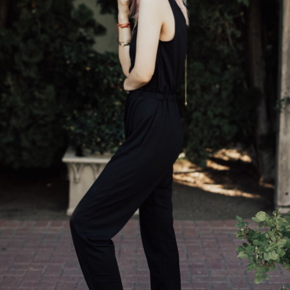 Black jumpsuit