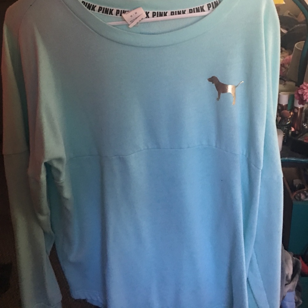 Real long sleeve pink shirt
