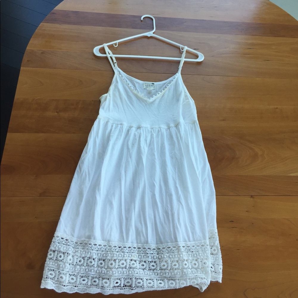 PacSun white sundress/beach coverup