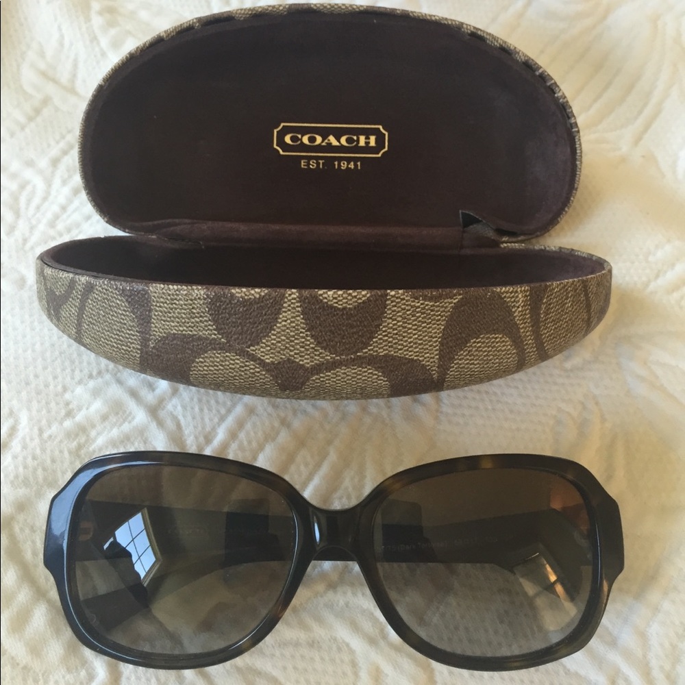 Coach Allie Sunglasses in Dark Tortoise