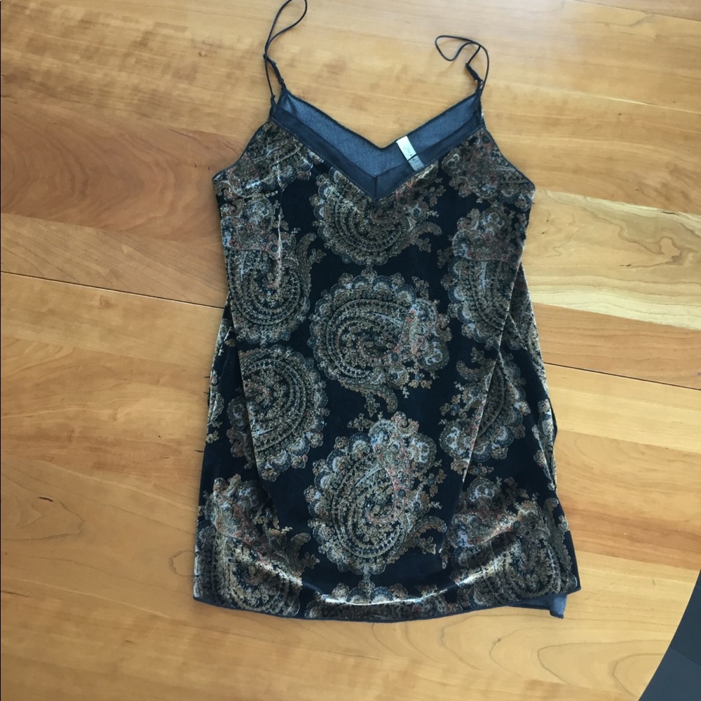 Free People velvet top